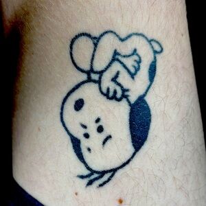 Snoopy Tattoo Design